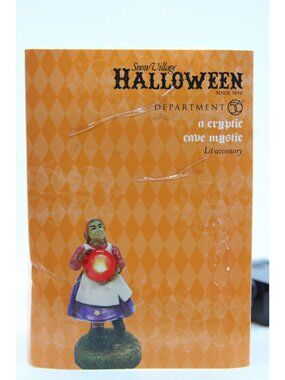 Dept 56 Halloween Village - A Cryptic Cave Mystic
